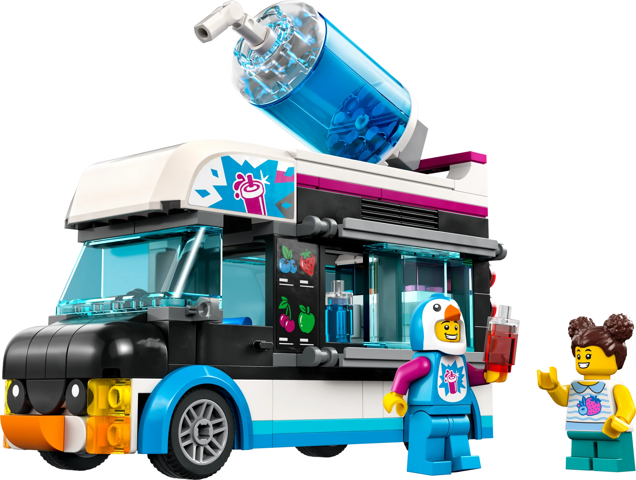 LEGO® City Penguin Slushy Van Toy Building Set - 60253 | Fun Pretend Play for Kids Ages 5+ | Perfect for Creative Playtime & Birthday Gifts