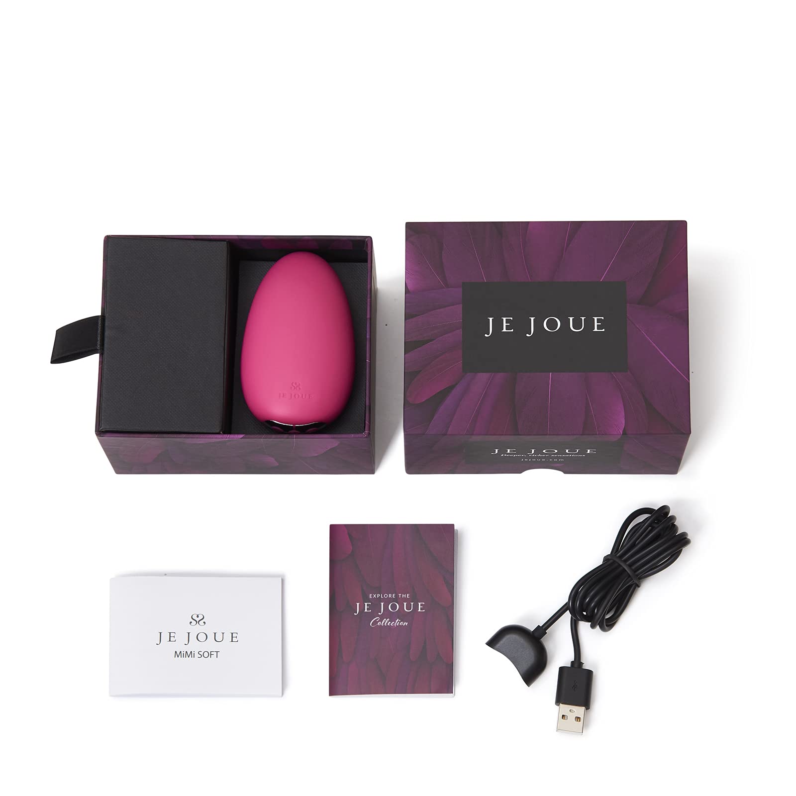 Premium Mimi Soft Clitoral Vibrator - Powerful & Whisper Quiet Stimulator with Soft Velvet Tip, Waterproof & 100% Medical Grade Silicone (Fuchsia) - Perfect for Solo Play, Couples & Discreet Pleasure