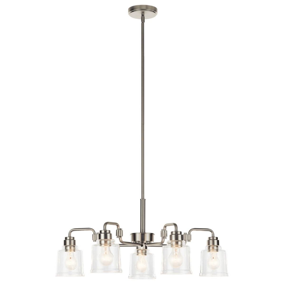 Elegant Aivian Crystal Chandelier - Modern Ceiling Light Fixture for Dining Room, Living Room & Bedroom Decor | Energy Efficient LED Lighting