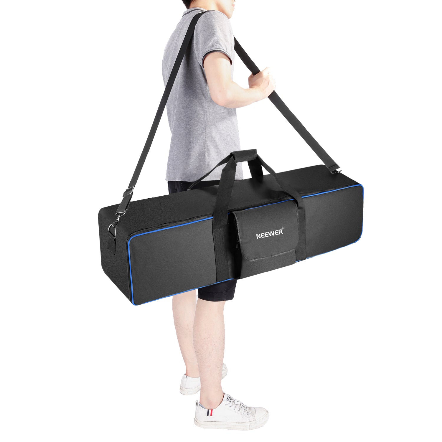 NEEWER 41.3x9.84x9.84 Inch Professional Studio Equipment Carrying Case - Durable Storage for Camera, Lighting & Audio Gear - Perfect for Photographers, Videographers & Content Creators