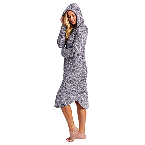 Softies Women's Ultra Soft Marshmallow Hooded Lounger - Cozy Fleece Hoodie for Home, Lounge & Outdoor Wear - Perfect for Relaxing, Netflix Nights & Errands
