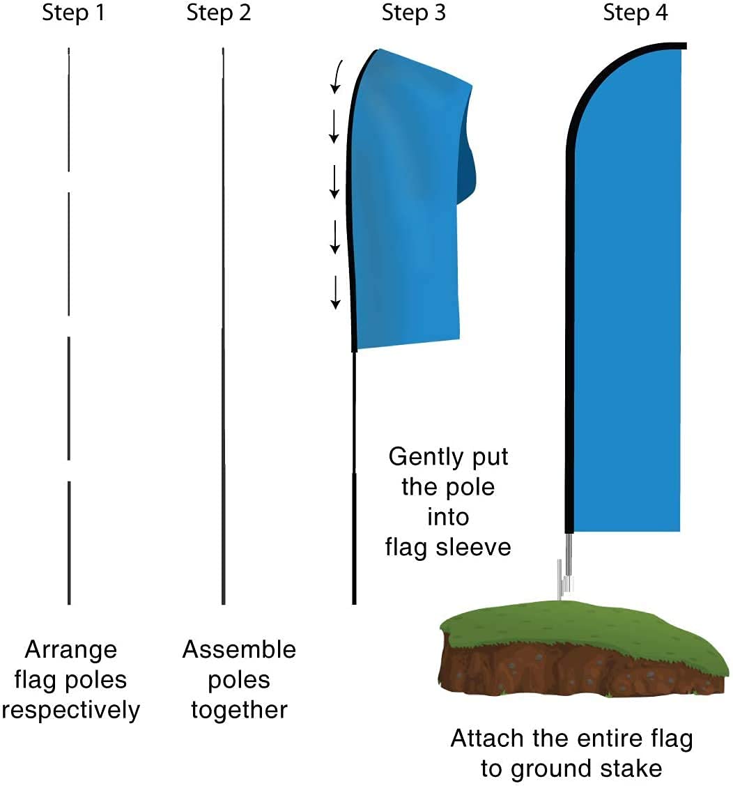 Premium 15ft Coffee Feather Flag Banner with Complete Pole Kit - Perfect for Restaurant Outdoor Advertising & Store Display - Ideal for Cafes, Drive-Thrus & Retail Promotions
