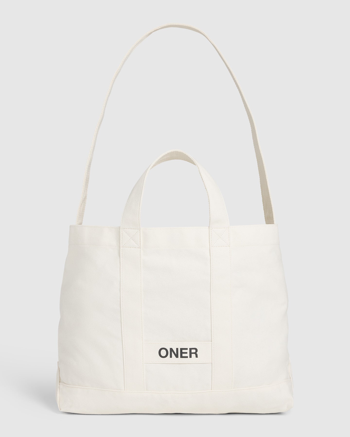 Premium Cotton Canvas Tote Bag - Eco-Friendly Reusable Shopping Tote in Off White | Perfect for Groceries, Beach Trips & Everyday Use