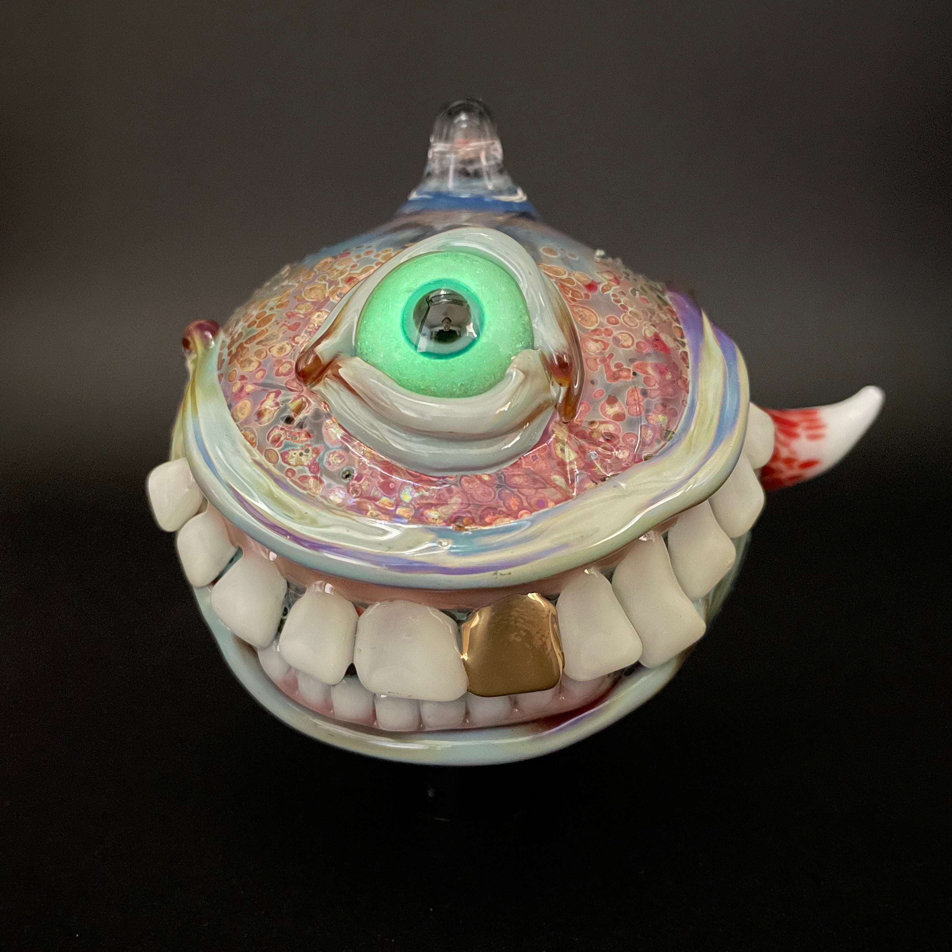 Smiling Cyclops Ornament - Unique Handmade Home Decor for Christmas, Halloween & Gifts | Perfect for Shelf, Desk & Party Decorations