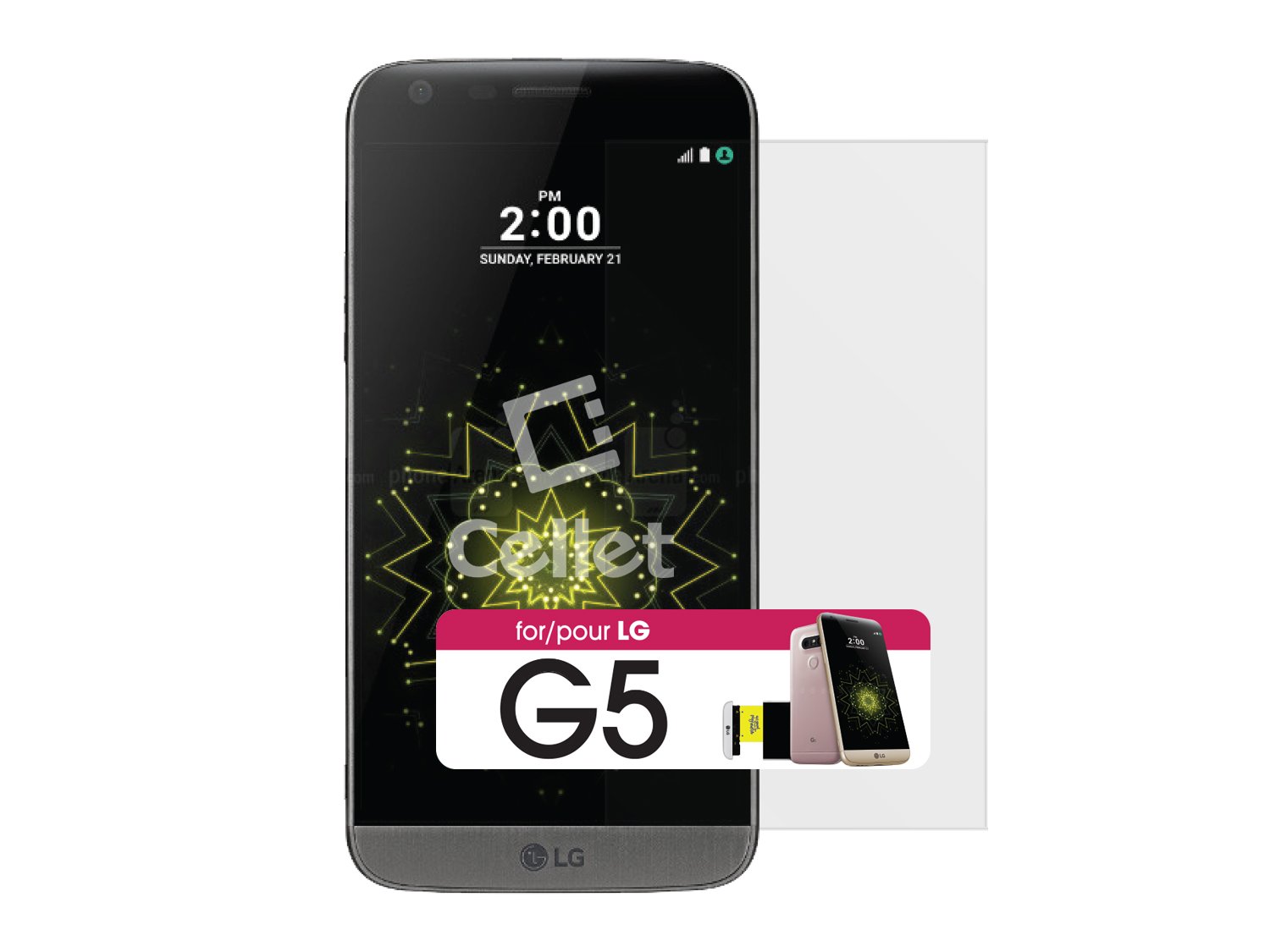 Premium Tempered Glass for LG G5 - Clear Screen Protector for Daily Protection