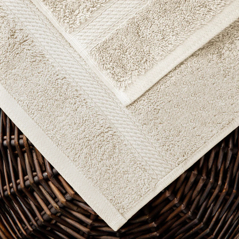 Premium Egyptian Cotton 10-Piece Towel Set - Ultra Soft, Heavyweight & Plush for Bath, Spa & Luxury Home Use