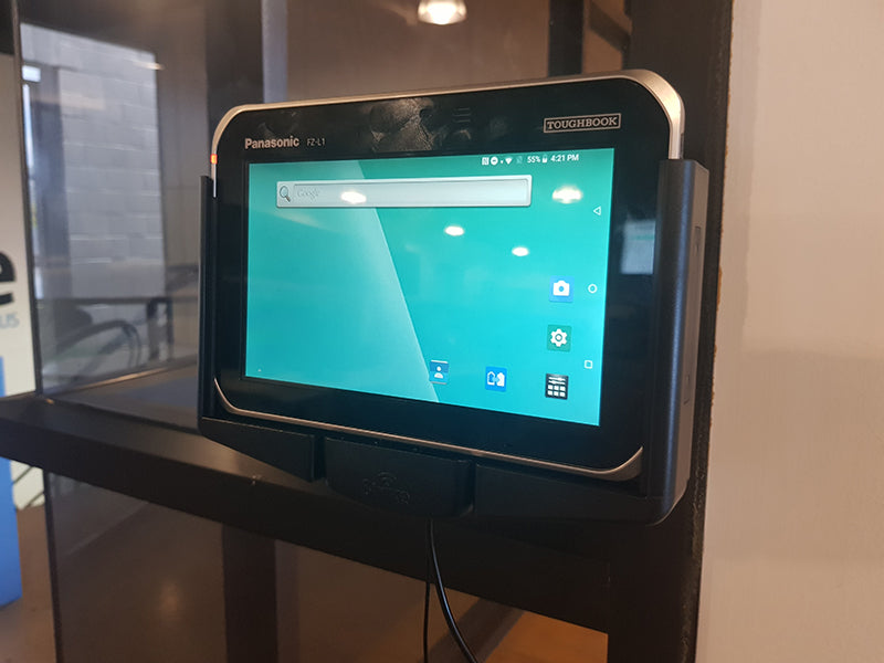 Panasonic Toughbook FZ-L1 Vehicle Mount Holder - Durable Car Cradle for Secure Tablet Installation - Perfect for Fleet Management, Delivery Services & Mobile Workstations