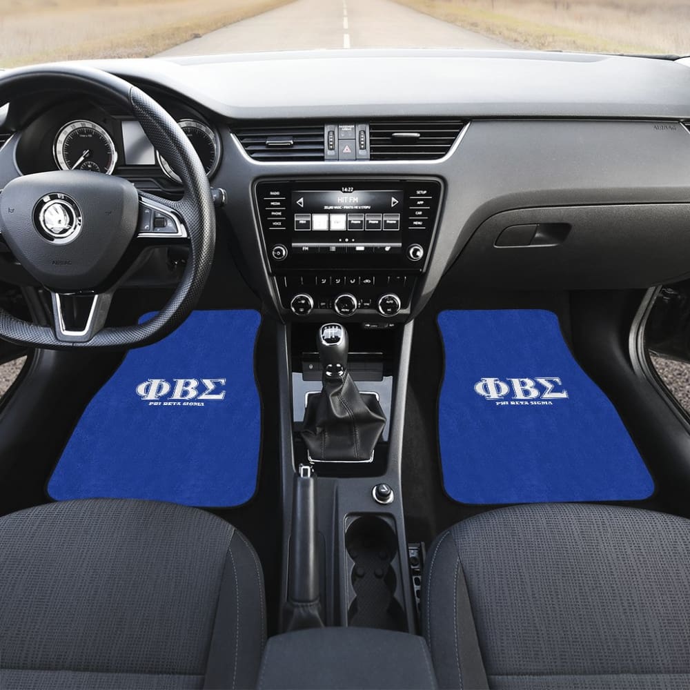 Phi Beta Sigma Car Floor Mats for African American Greek Fraternity - Custom Fit All-Weather Protection for Cars, SUVs & Trucks - Perfect for College Graduates, Alumni & Brotherhood Events