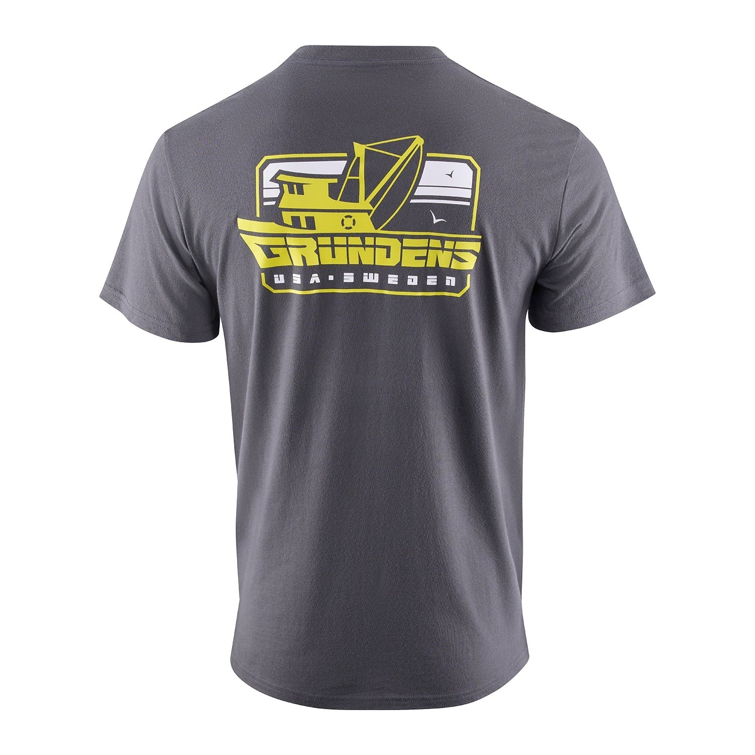 Grundens Commercial Boat SS T-Shirt - Durable Fishing Shirt for Men & Women - Comfortable Workwear for Boating, Fishing & Outdoor Activities