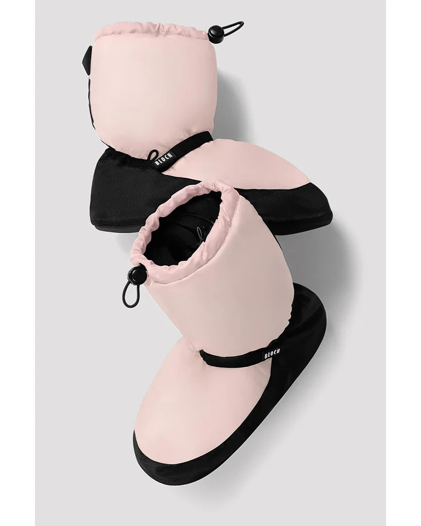 Bloch Candy Pink Women's Warm Up Booties - Ballet Dance Slippers for Warm Ups, Stretching & Practice - Perfect for Dance Class, Studio & Home Use