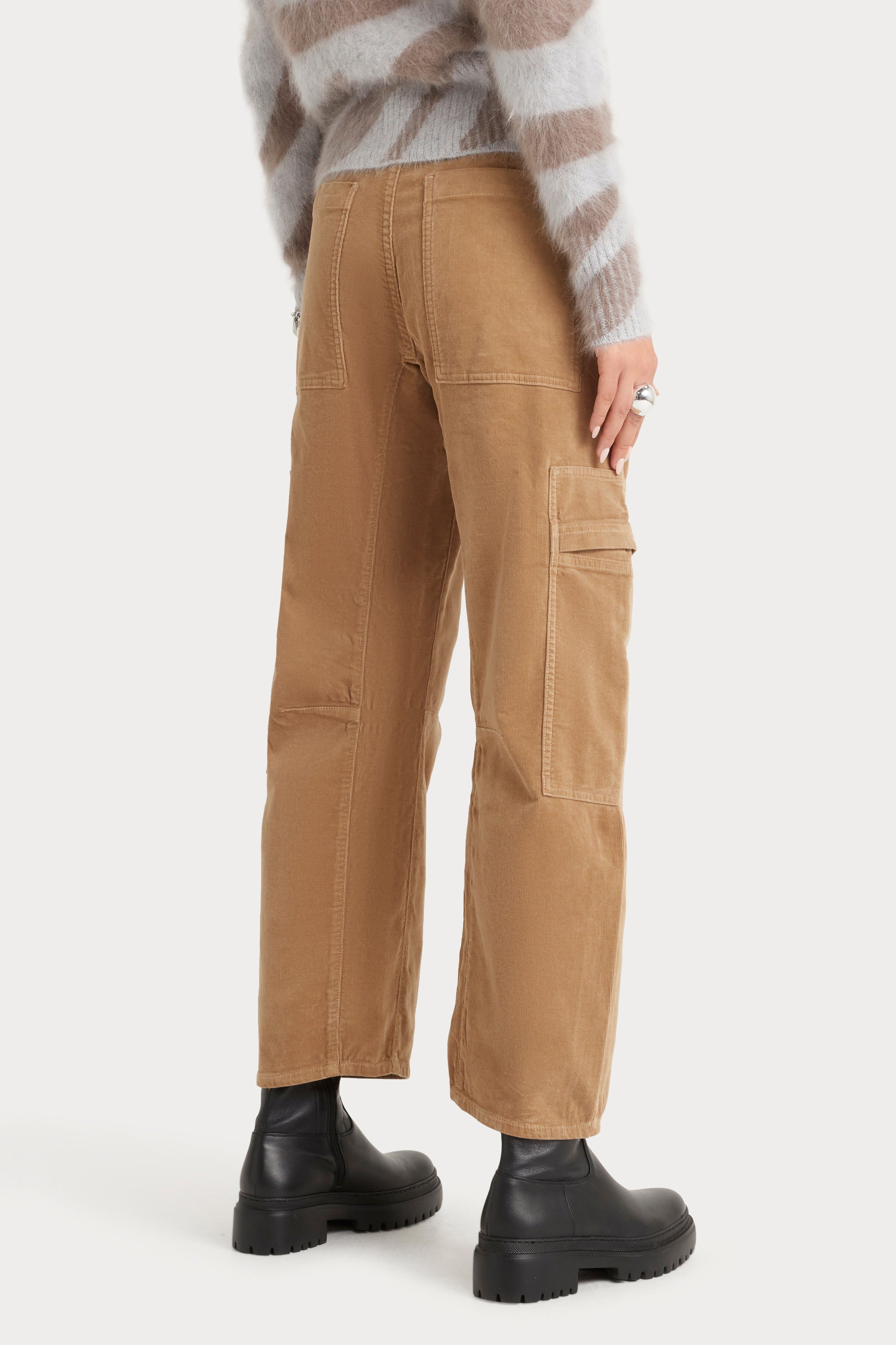 Citizens of Humanity Marcelle Cord High-Rise Skinny Jeans in Champagne - Perfect for Casual Outfits & Night Out Looks