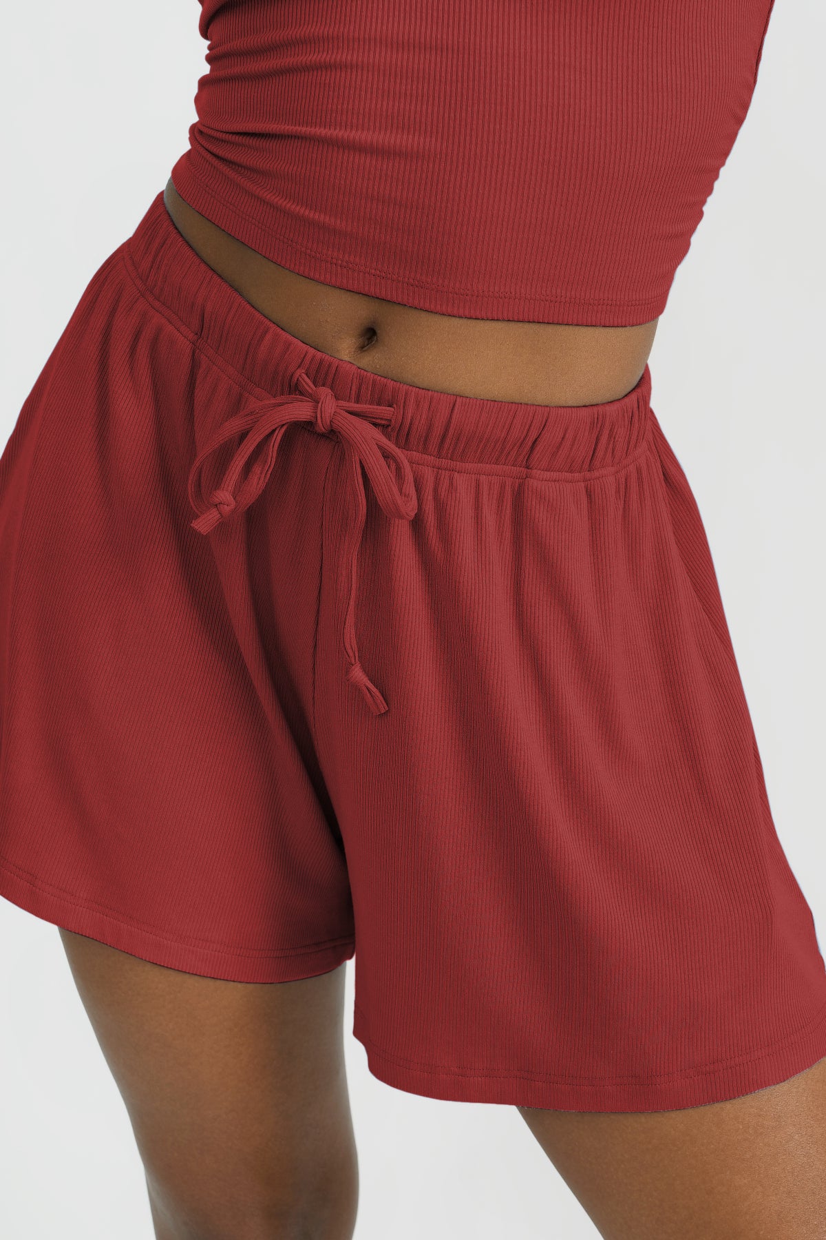Simi Drawstring Bottom Pants for Women - Soft & Comfortable Crimson Lounge Pants - Perfect for Yoga, Home Relaxation & Casual Wear
