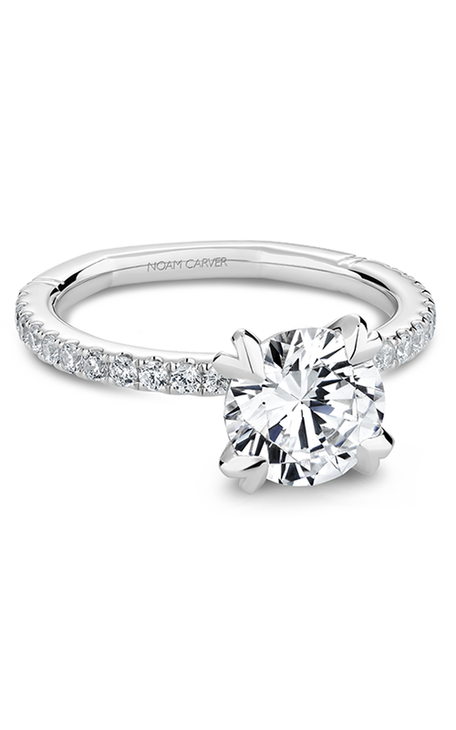 Noam Carver Atelier A043 01A Diamond Engagement Ring - Elegant Wedding Band for Proposals & Anniversaries