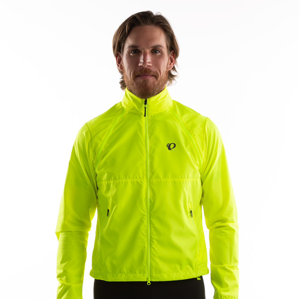 Men's Quest Barrier Convertible Jacket - Waterproof Windbreaker with Detachable Hood for Hiking, Camping & Outdoor Adventures
