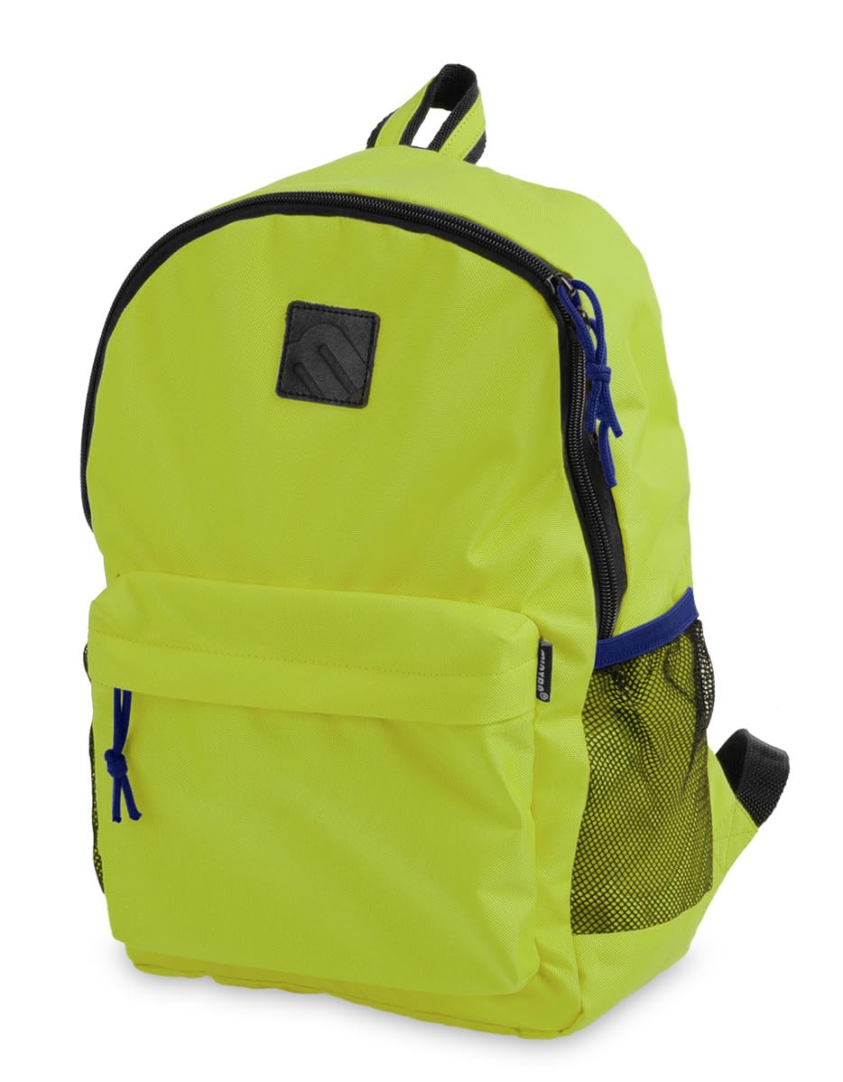 Mintra Waterproof Unisex Backpack - 15L Lightweight Travel & College Laptop Bag with Adjustable Straps & Multiple Secure Compartments - Lime Green (10