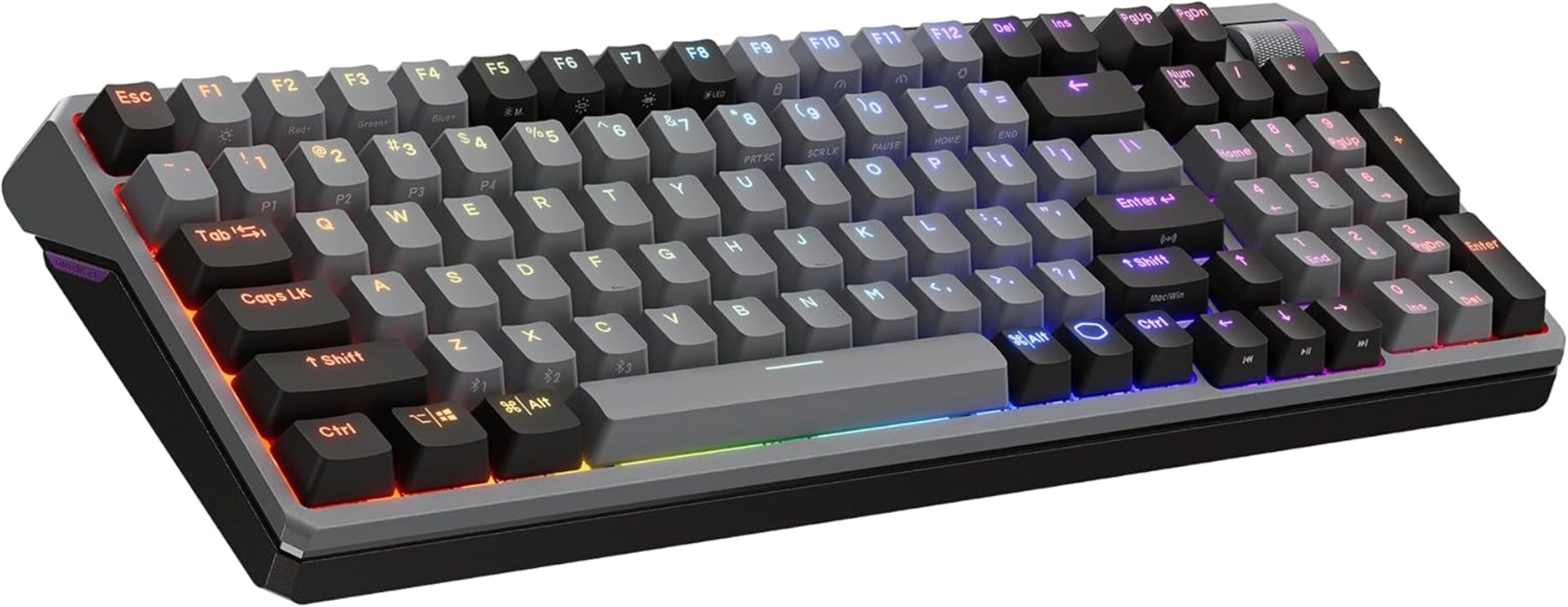 Cooler Master MK770 Wireless Tri-Mode RGB Gaming Keyboard (White Switch) - Perfect for Esports, Streaming & Office Work