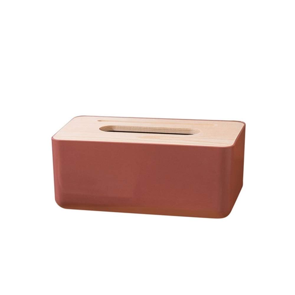 BAPYZ Plastic Tissue Box Holder - Stylish Home Decor for Living Room, Bedroom, or Bathroom - Multifunctional Storage Organizer for Tissues & Small Items (D Color) - Perfect for Home, Office, or Gift Giving