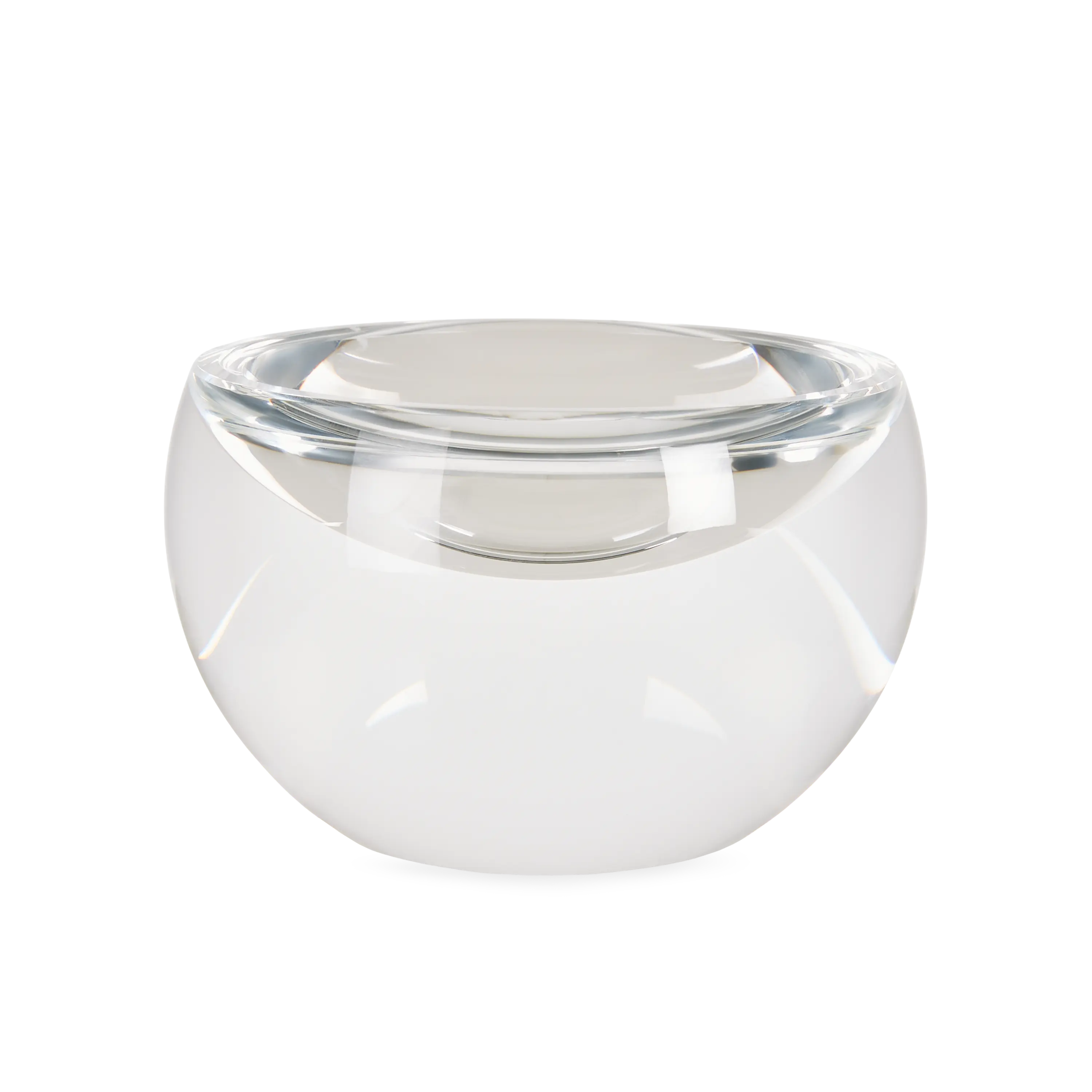 Premium Crystal Sphere Bowl - Elegant Glass Decorative Bowl for Home Decor, Centerpiece, Gift & Feng Shui - Perfect for Living Room, Dining Table & Office Display