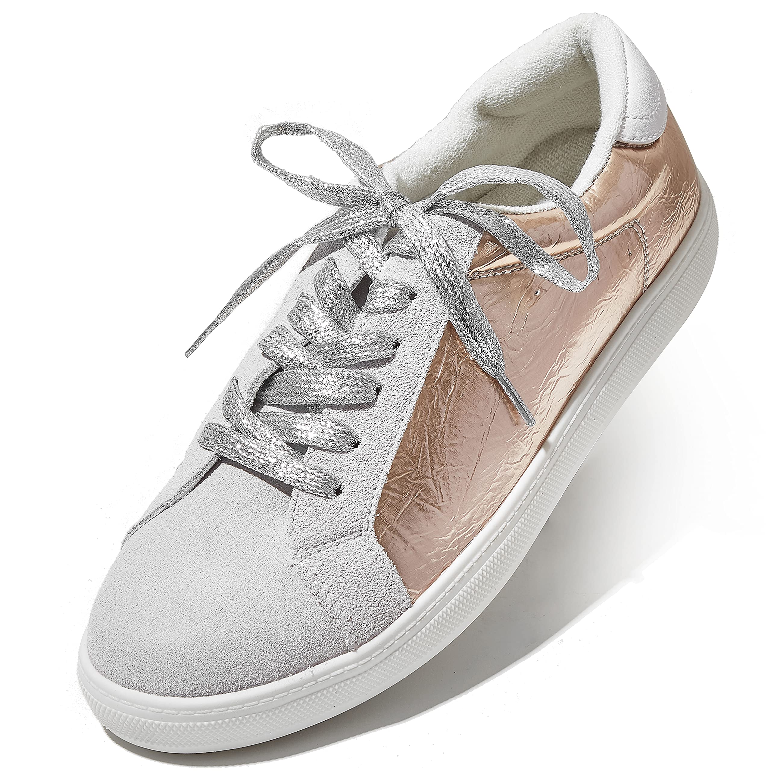 DailyShoes Platform Slip-on Sneakers - Comfortable Round Toe Low Cut Shoes with Thick Sole for Women | Perfect for Casual Wear, Walking, Skating & Office Outfits