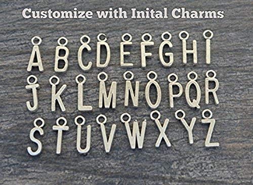 RN Charm Bracelet for Nurses - Personalized Initial Jewelry, Nurse Appreciation Gift for Women, Nursing Graduation & Thank You Present - Perfect for Nurses Week, Birthday & Daily Wear