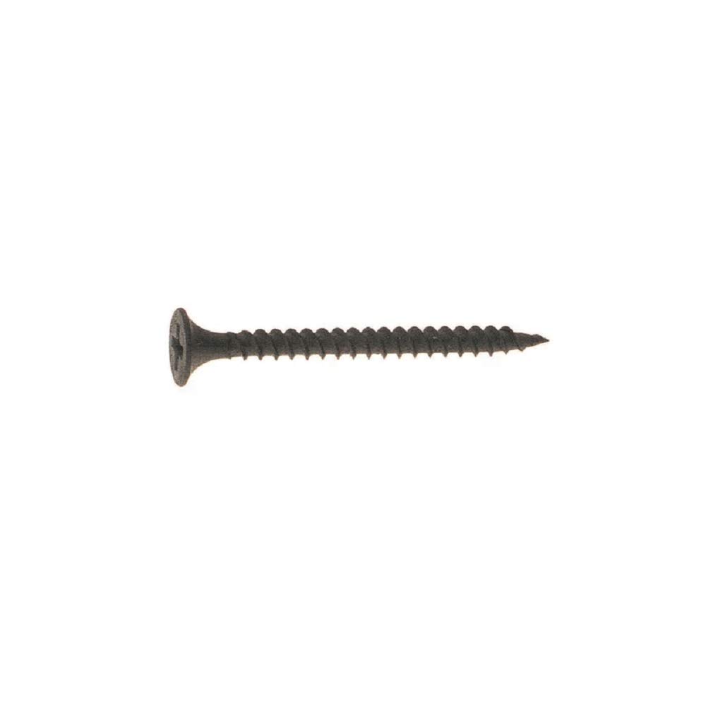 Grip Rite 158DWS5M 1-5/8-Inch 6 Fine Thread Drywall Screw with Bugle Head, 5,000-Count, 1.625 inches, Black - Ideal for Drywall Installation and Home Renovation Projects