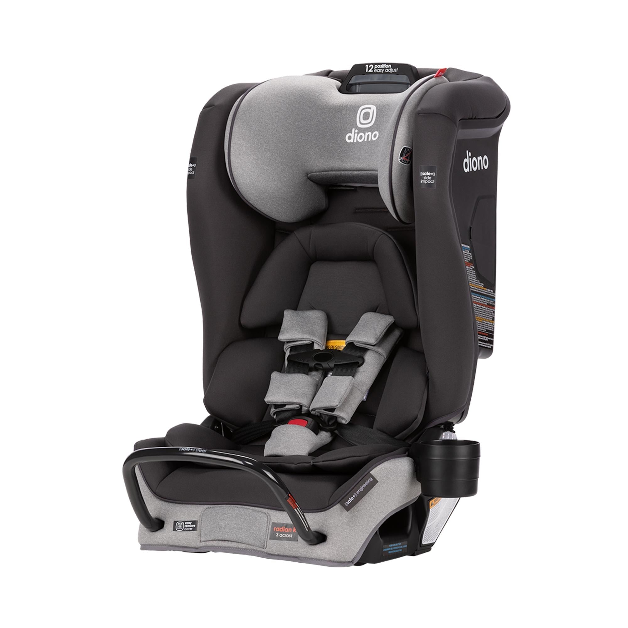Diono Radian 3RXT SafePlus Convertible Car Seat for Toddlers & Kids - 3-in-1 Rear Facing, Forward Facing & Booster - Premium Safety for Travel & Everyday Use