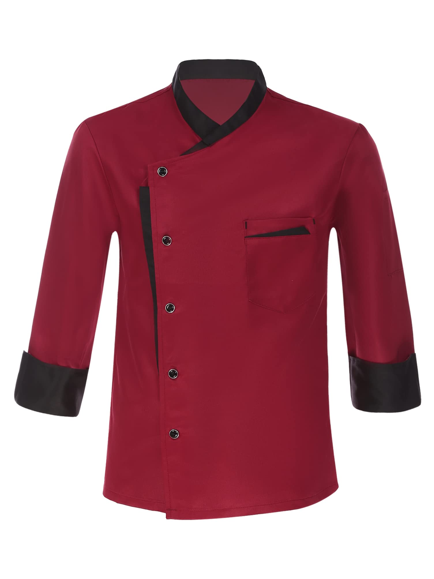Aislor Professional Unisex Chef Jacket - Breathable Cotton Chef Coat for Men & Women - Restaurant, Hotel & Home Kitchen Uniform for Cooking, Baking & Culinary Work