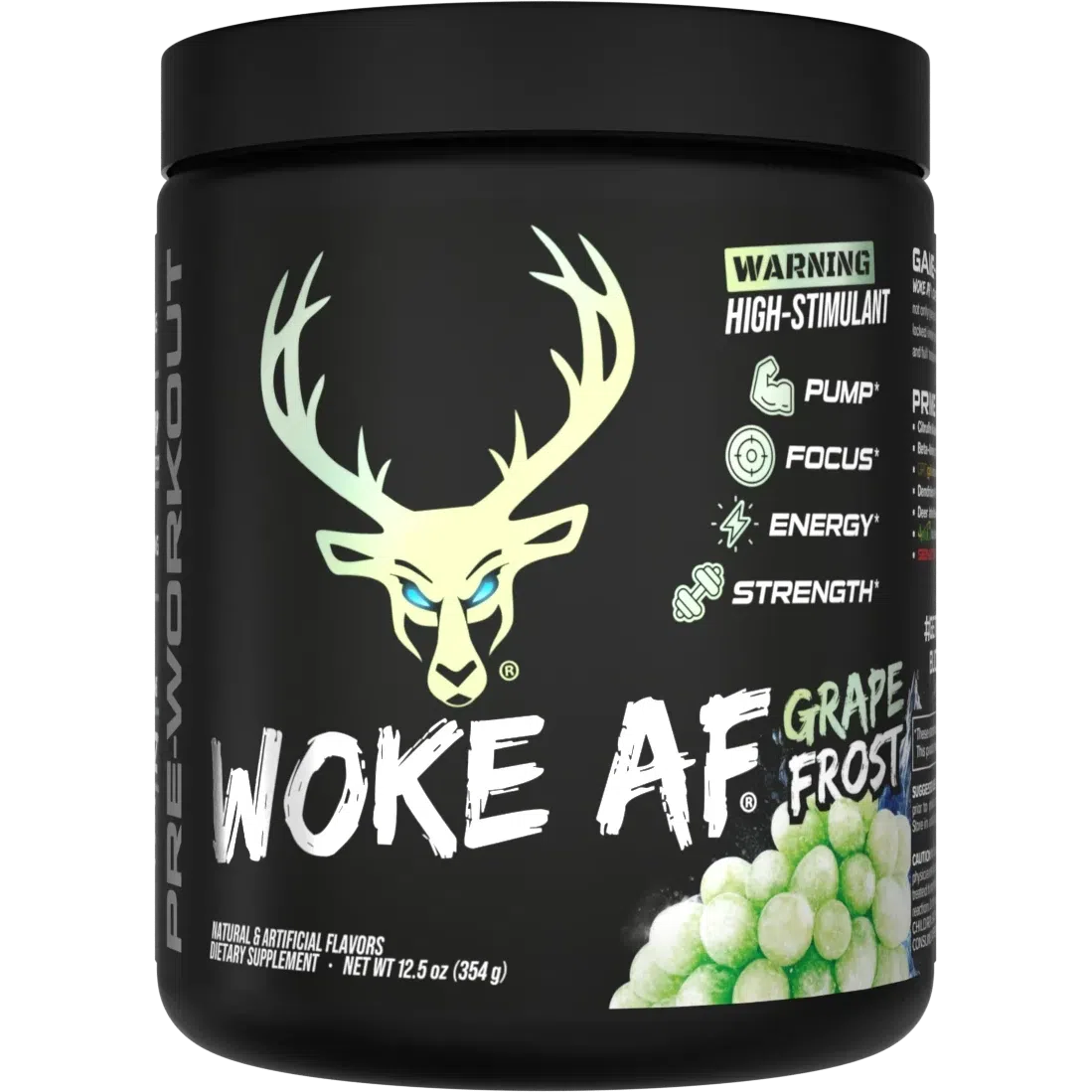 Bucked Up WOKE AF Pre-Workout Supplement - New Year's Limited Edition for Energy & Focus - Perfect for Gym, Fitness & Bodybuilding Training