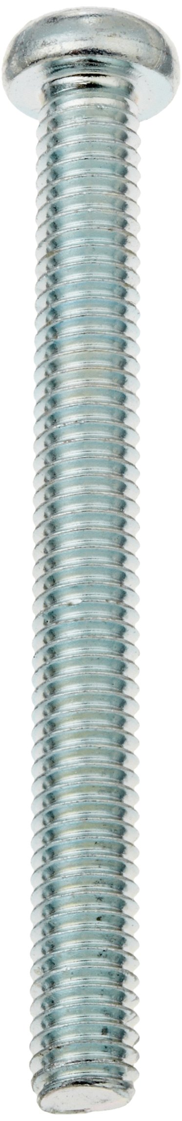 M4-0.7 Steel Pan Head Screws (Pack of 25) - Zinc Plated for DIY & Machinery