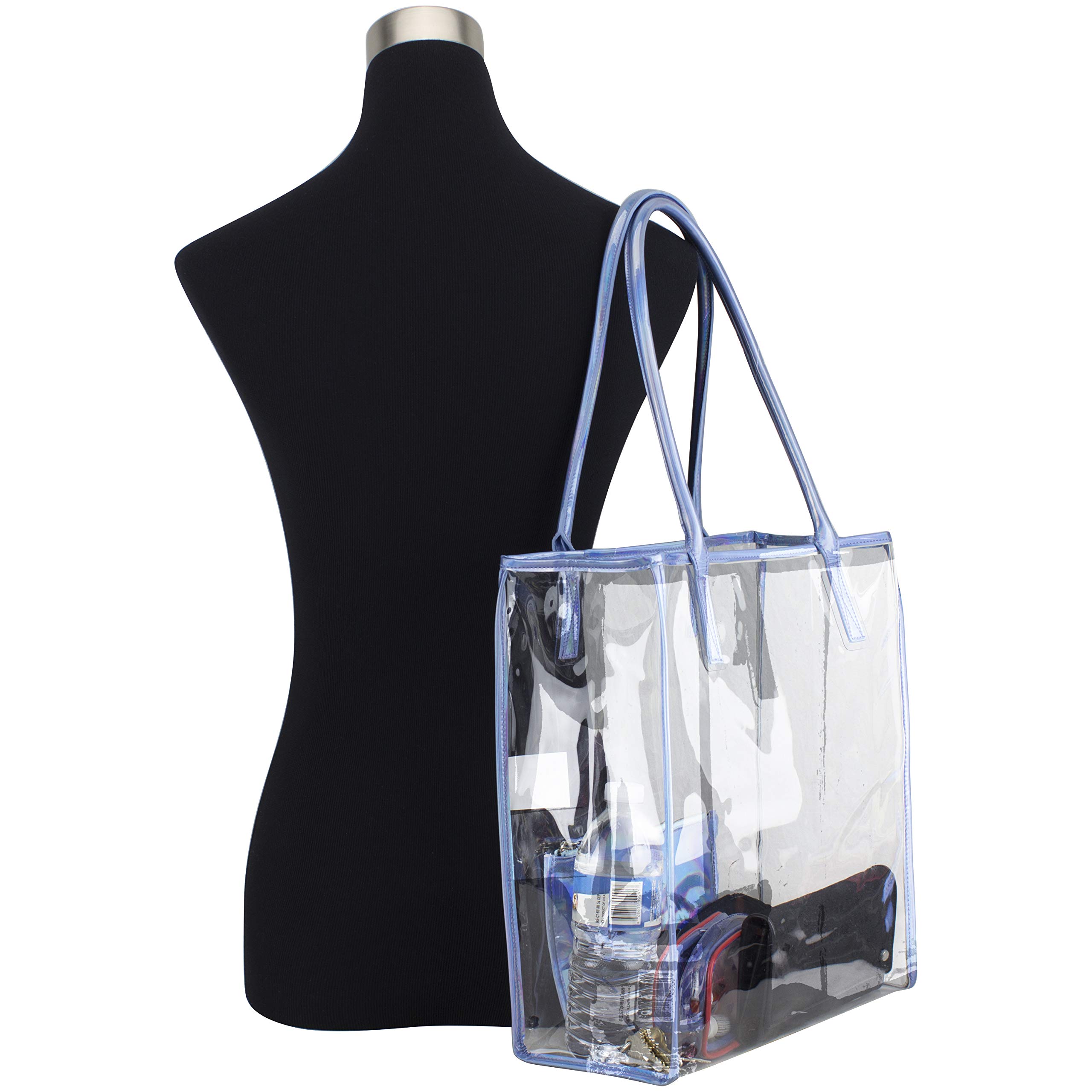 BIJOUX LIMITED Clear Handbag Collection - Stylish Transparent Tote & Clutch for Women | Perfect for Parties, Travel & Everyday Use