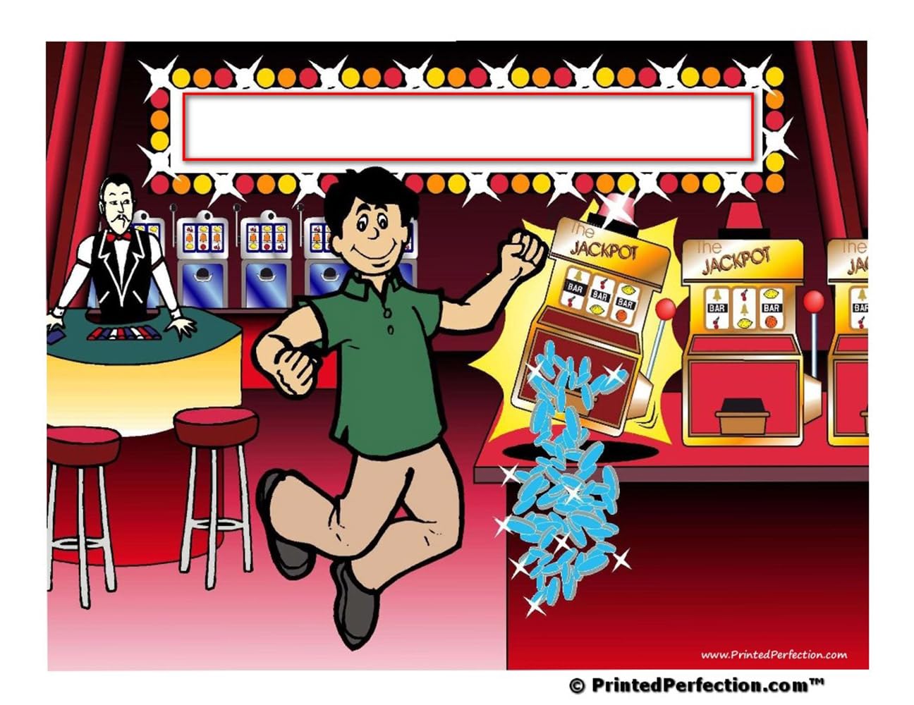 Personalized Gambler-Themed Memo Holder for Men - Includes 100 Sheets of Memo Paper - Perfect for Office, Home Desk & Man Cave Organization