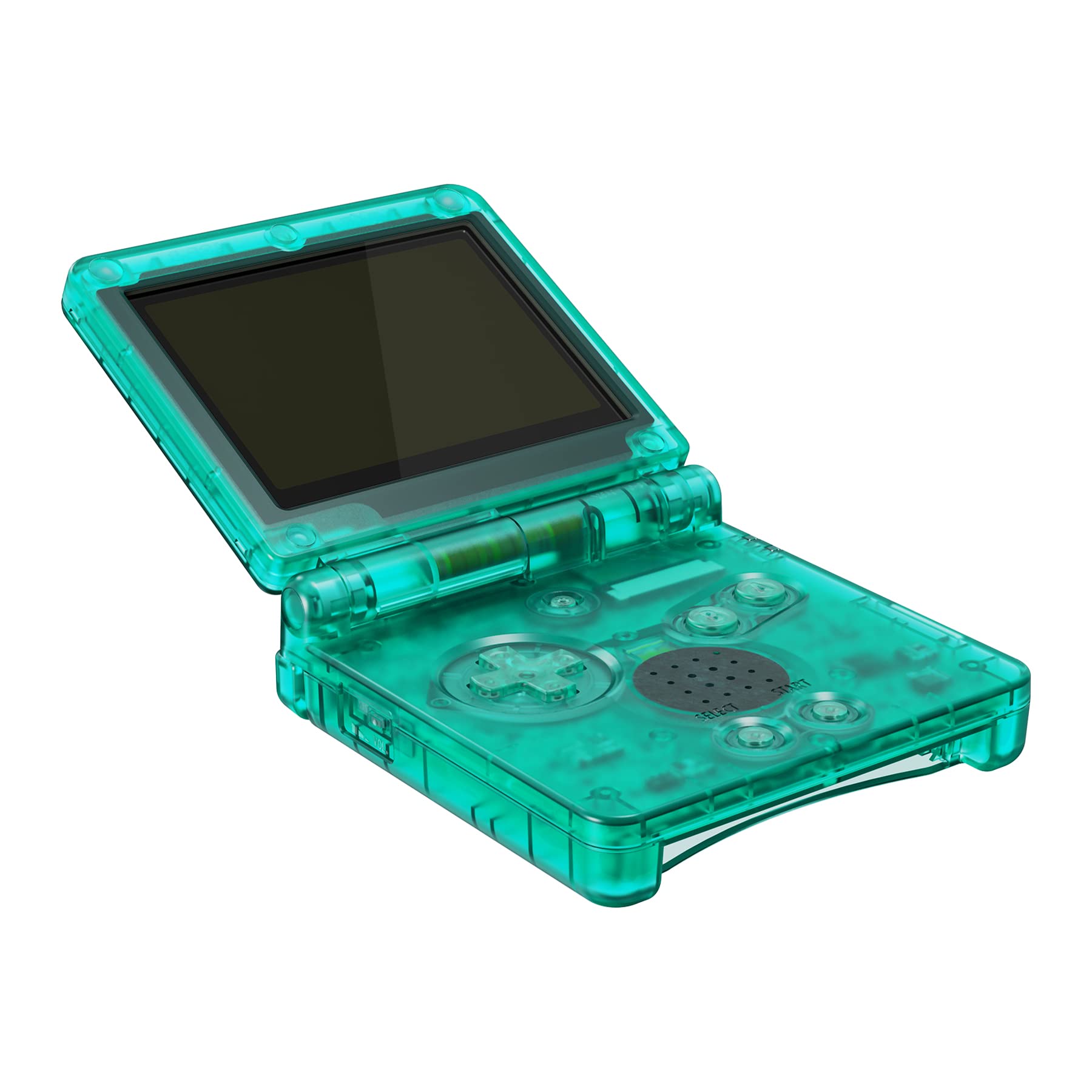 eXtremeRate Emerald Green Replacement Shell for Gameboy Advance SP GBA SP - Compatible with IPS & Standard LCD Screens - DIY Custom Housing Case - Perfect for Gaming Enthusiasts & Retro Console Modding (Console Not Included)