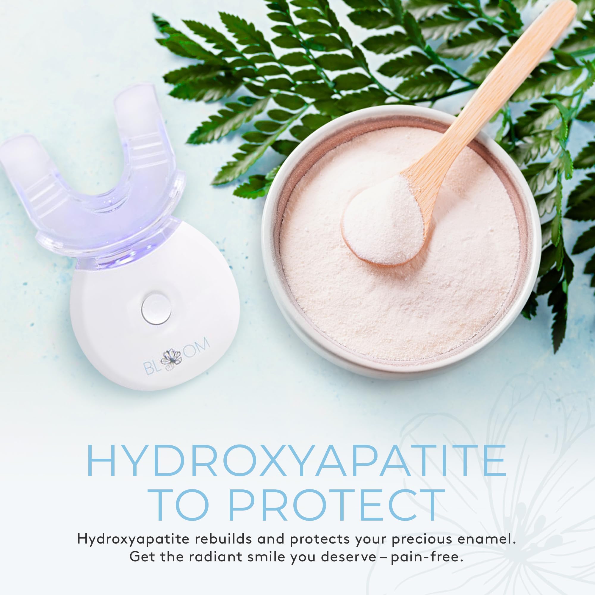 Professional Teeth Whitening Kit with 35% Carbamide Peroxide & LED Light - Fast Results in 10 Minutes Daily, Sensitivity-Free Formula with Coconut Oil & Hydroxyapatite - Perfect for Home Use, Travel, and Special Occasions