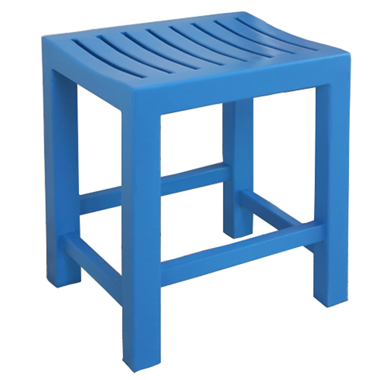 Waterproof Wooden Shower Bench - Non-Slip Bathtub Stool for Adults & Elderly - Spa Bath Chair with Modern Design (44x38x46cm) - Perfect for Bathroom, Shower, and Changing Shoes