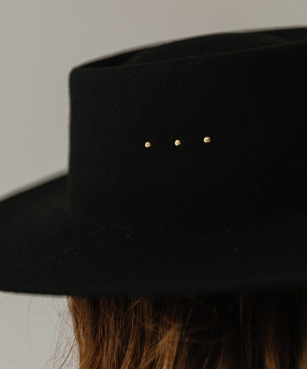 Linden Boater Hat - Classic Black Straw Hat for Men & Women - Perfect for Summer Outings, Beach Vacations, and Outdoor Events
