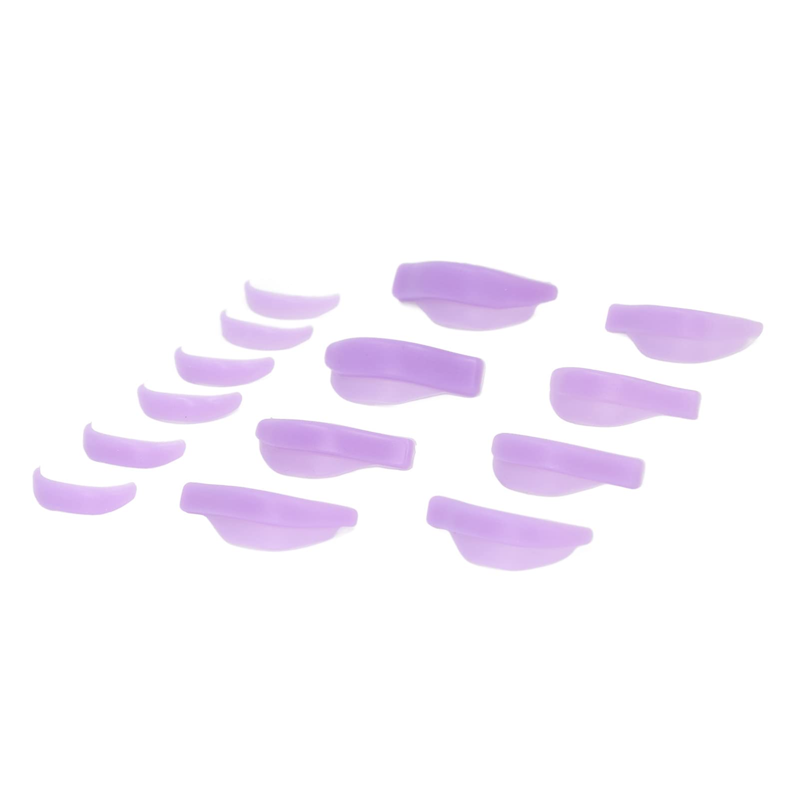 Professional Lash Lift Shields - 7 Sizes Silicone Eyelash Lift Pads for Salon & Home Use (Purple) | Safe, Ergonomic Design for Perfect Lash Lifting | Ideal for Beauty Salons, DIY Lash Treatments & Professional Stylists