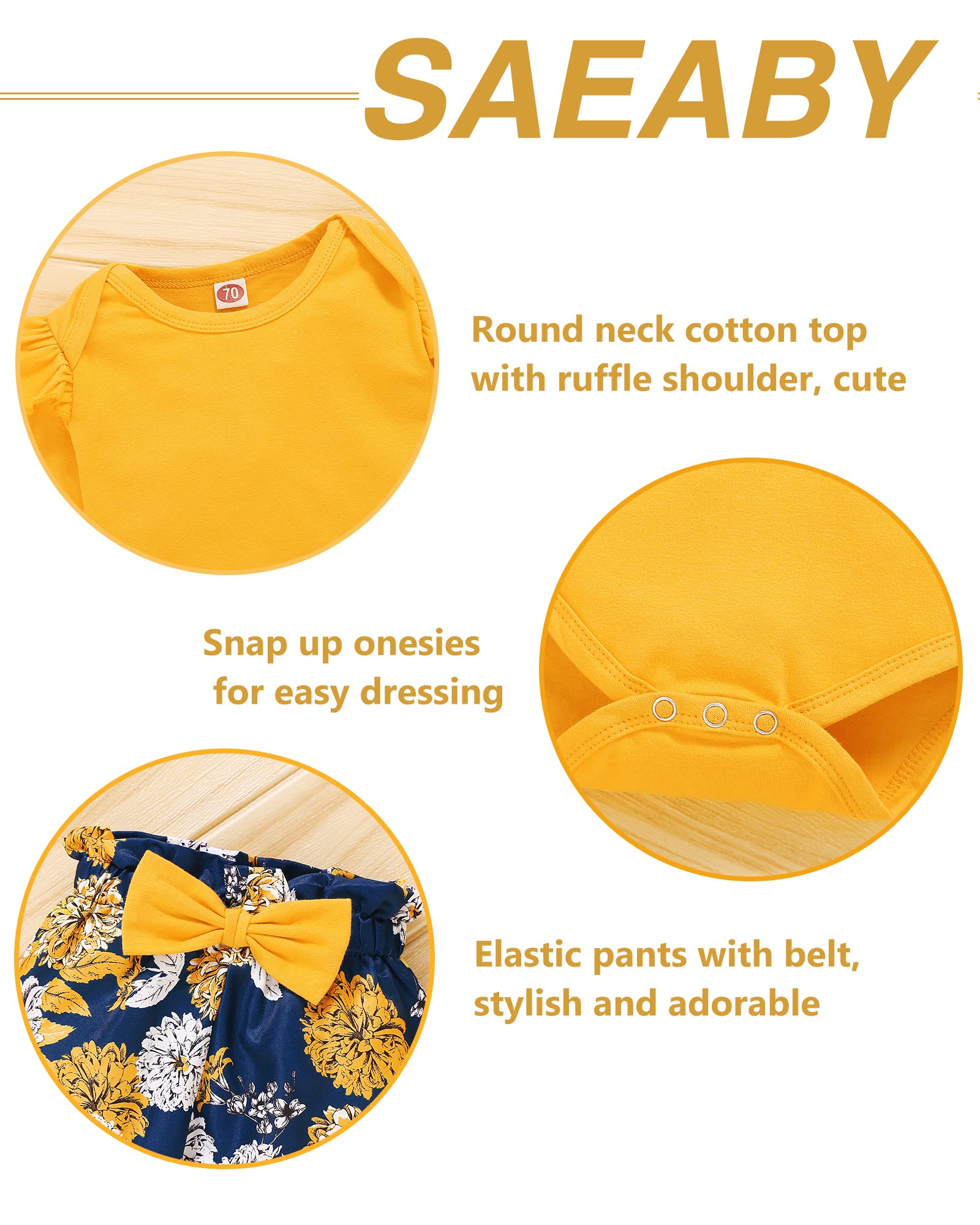 Adorable Infant Baby Girl Clothes Set - Soft Long Sleeve Romper & Pants Outfit for Newborns | Fall/Winter Baby Fashion | Perfect for Family Photos, Playdates & Holiday Gatherings
