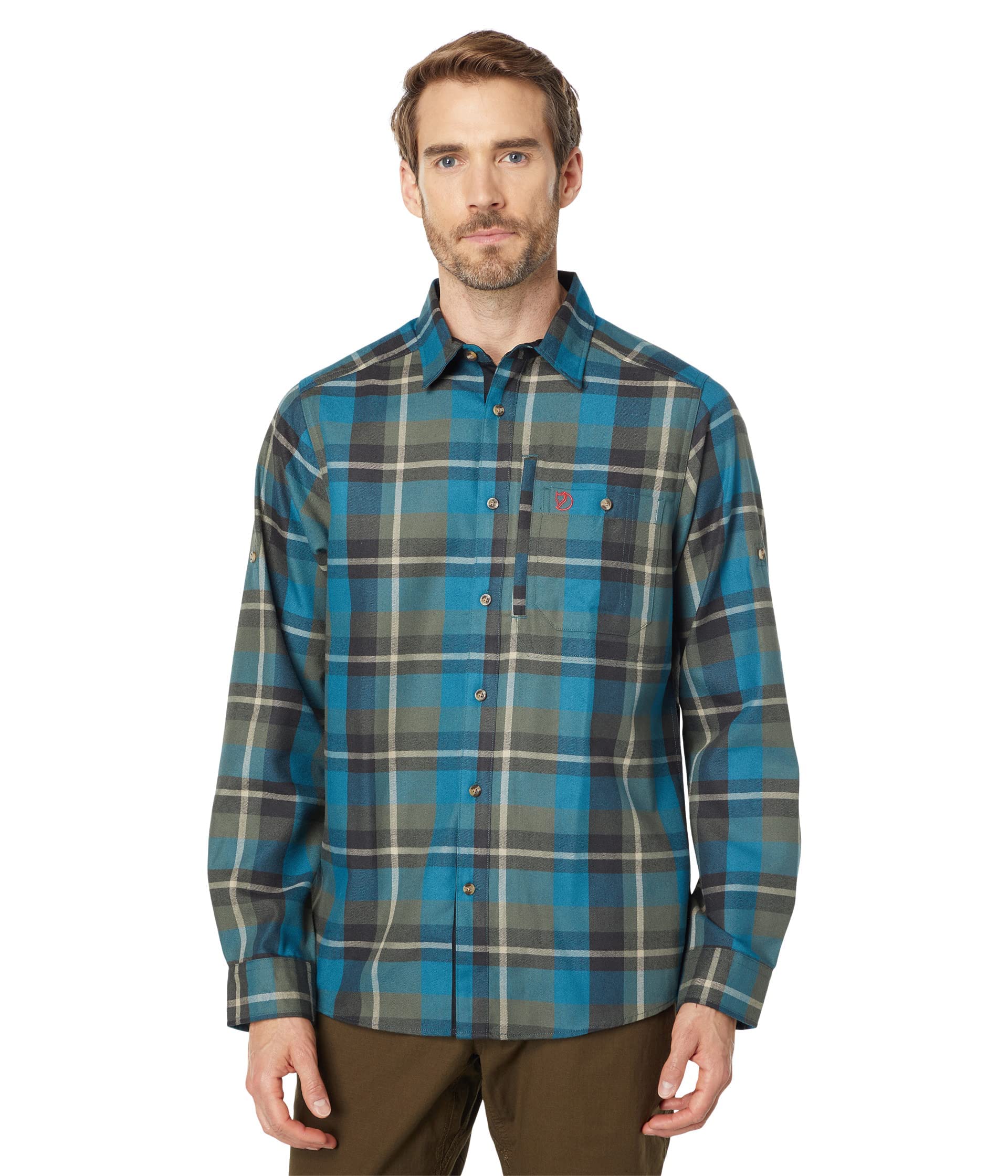 Fjällräven Men's Fjallglim Shirt - Lightweight Outdoor Hiking & Travel Button-Up for Adventure Enthusiasts | Perfect for Camping, Backpacking & Casual Wear