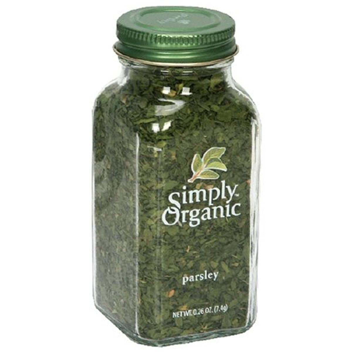 Organic Parsley Flakes - Cut & Sifted, USDA Certified Organic, 0.26 oz (Pack of 6) | Perfect for Seasoning Soups, Salads, Pasta & Mediterranean Dishes