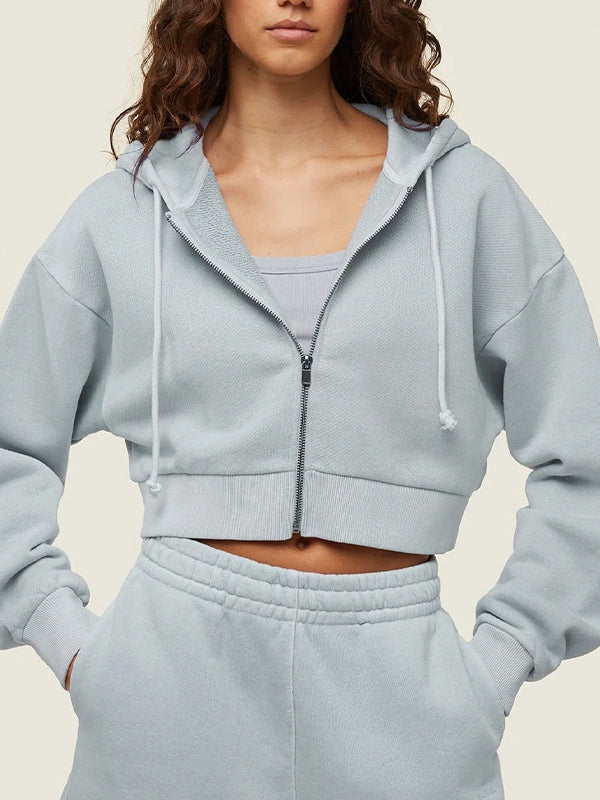 ZASUWA Women's Casual Zip Up Hoodie - Stylish & Comfortable Pullover for Everyday Wear, Gym, and Outdoor Activities