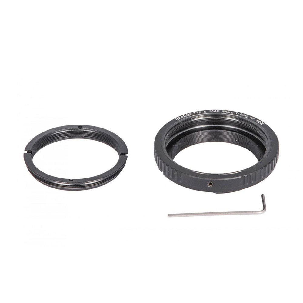 BAADER T Ring Adapter for Sony E Mount & NEX Cameras - Compatible with DSLR Lenses, Perfect for Astrophotography & Macro Photography