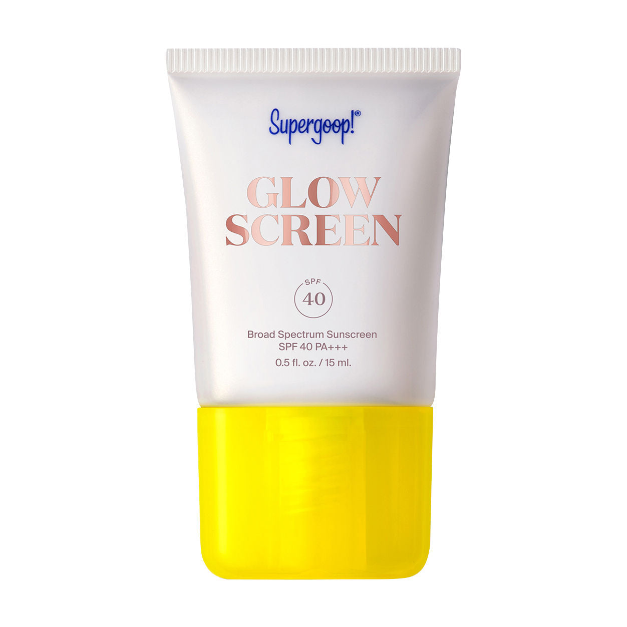 Supergoop! Glowscreen SPF 40 Hydrating Face Sunscreen with Dewy Finish - Broad Spectrum UVA/UVB Protection, Vitamin B5 & Hyaluronic Acid - Perfect for Daily Wear Under Makeup or as a Standalone Glow Booster