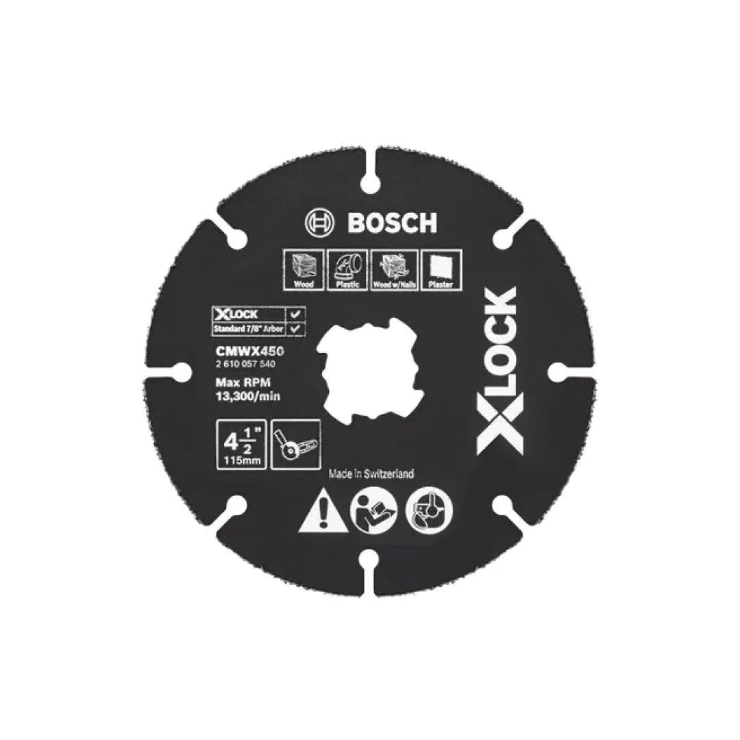 4 1/2 Inch X-LOCK Carbide Multi Wheel - Premium Cutting Disc for Metal, Concrete & Masonry - Perfect for Grinding, Cutting & Shaping in Construction & DIY Projects