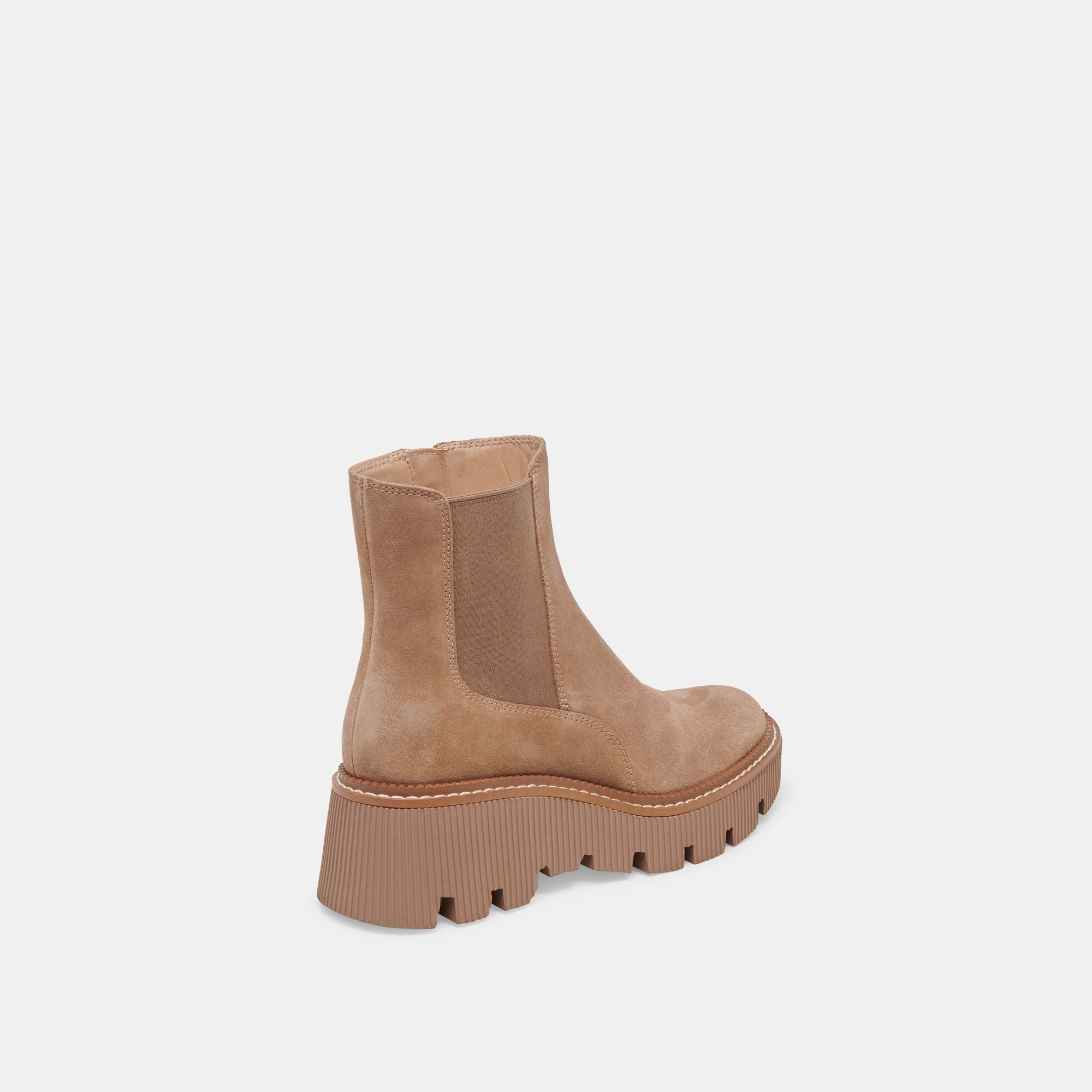 EMMET H2O Waterproof Boots - Mushroom Suede Leather Ankle Boots for Women | Comfortable & Stylish for Outdoor, Hiking, and Daily Wear