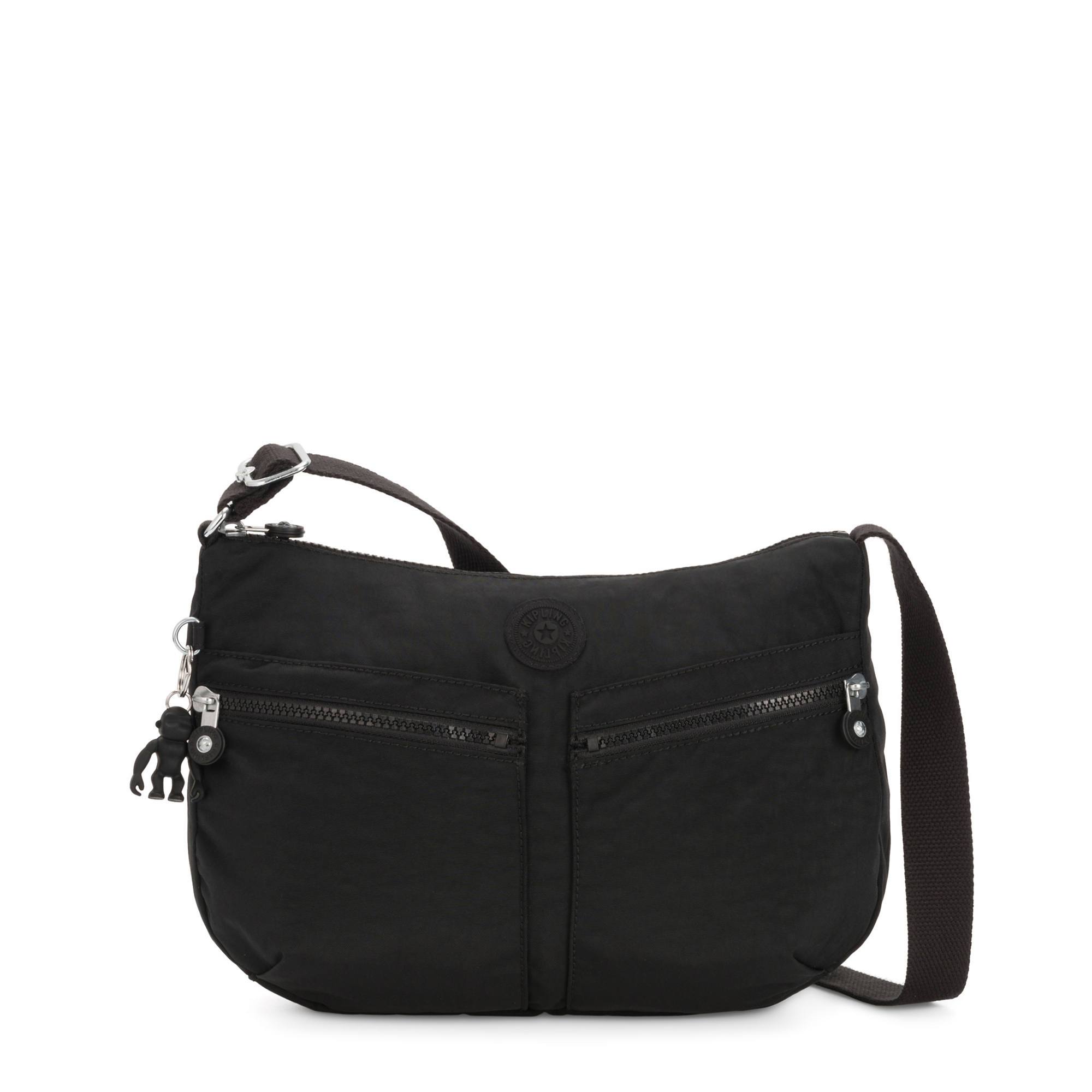 Kipling Izellah Crossbody Bag - Stylish & Lightweight Shoulder Purse for Women | Black Noir | Perfect for Travel, Work & Everyday Use