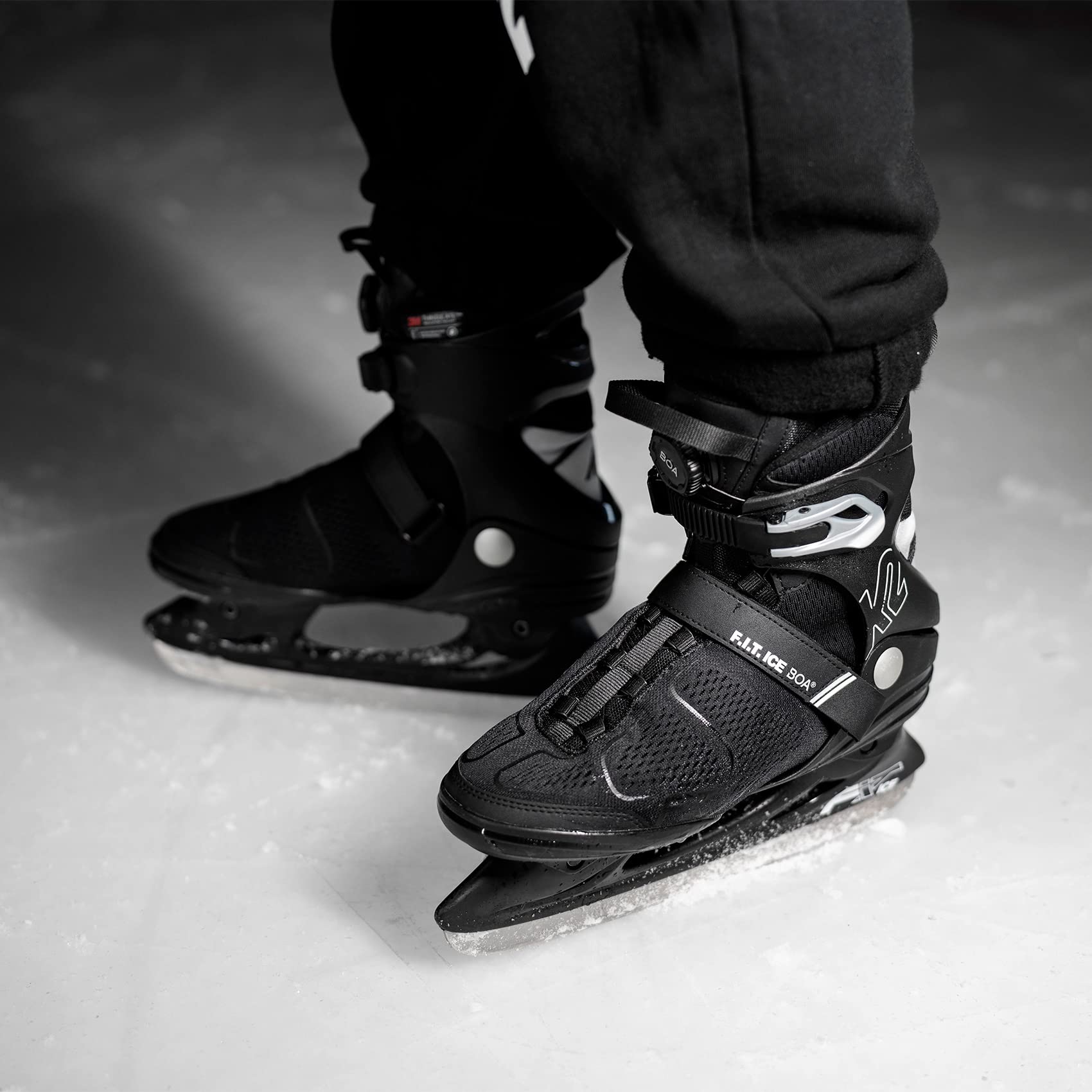 K2 F.I.T. Ice Boa Men's Hockey Skates 2022 - Comfortable Performance Ice Skates for Men with Boa Lacing System - Perfect for Recreational Skating, Hockey Practice & Ice Rink Performance