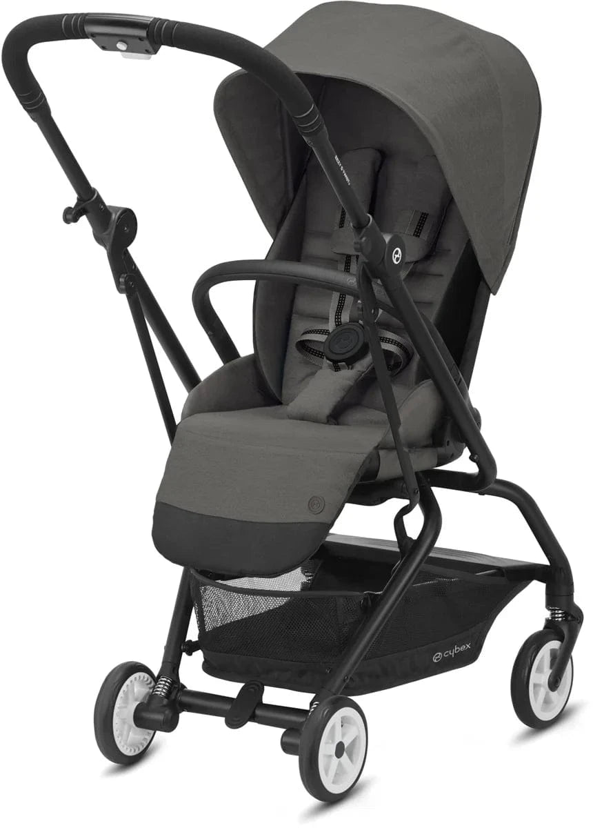 Cybex Eezy S Twist 2 Lightweight Stroller - Soho Grey | Compact Foldable Baby Stroller for Travel & Everyday Use