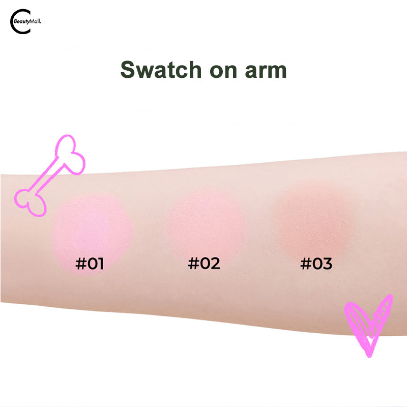 Little Ondine x Puppy Lines Heartbeat Blush Balm - Natural Cheek Tint for a Flawless Glow | Perfect for Everyday Makeup & Date Night Looks