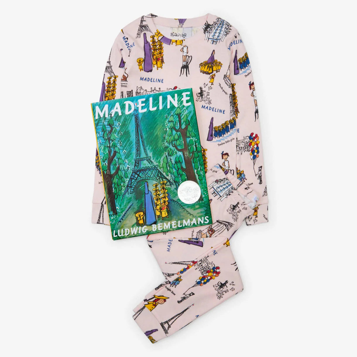 Madeline Book and Pajama Set for Kids - Classic Children's Bedtime Story with Matching Pajamas - Perfect for Cozy Reading Time & Bedtime Routines