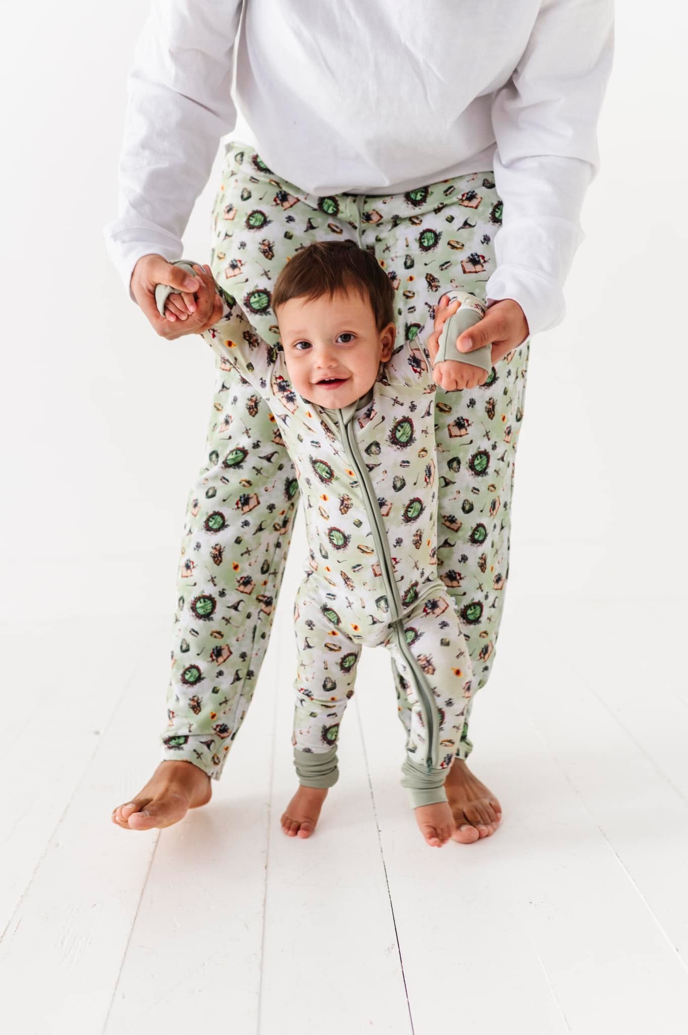 The Lord of the Rings™ Icons Zip Romper - One-Piece Pajamas for Kids & Adults - Perfect for Movie Nights, Cosplay, and Fantasy Themed Parties